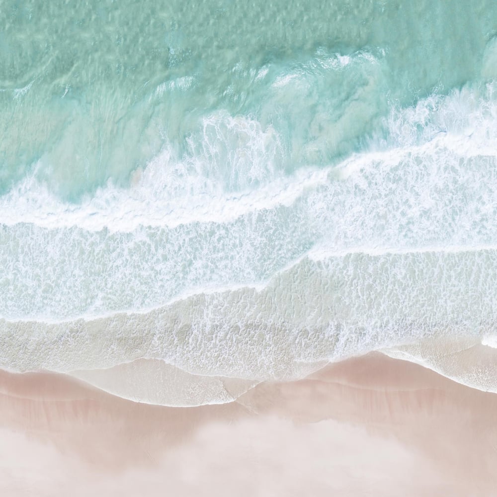 Wall Mural - Aerial Ocean - Scandiwall