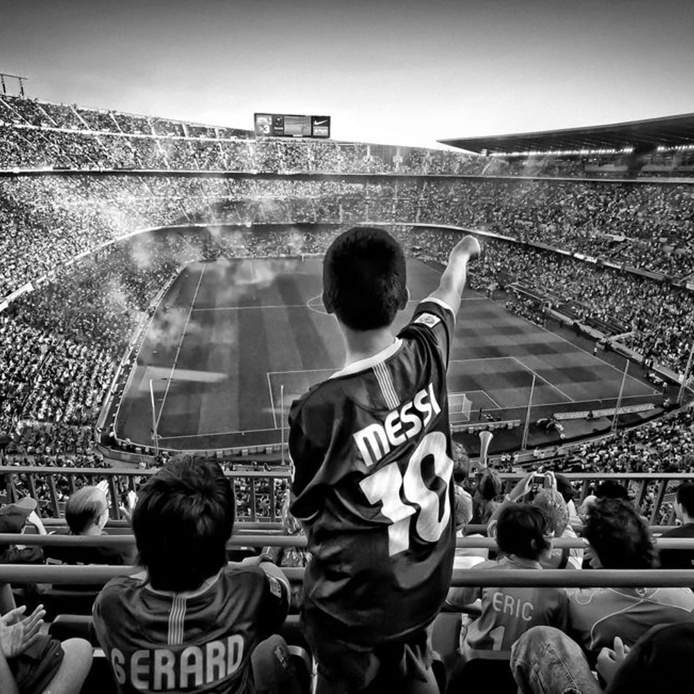Papiers Peints Panoramique - Cathedral of Football - Photo Wallpaper Football