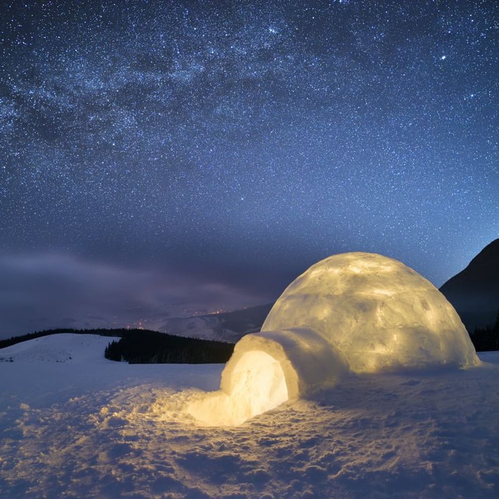 Papiers Peints Panoramique - Cozy Igloo -