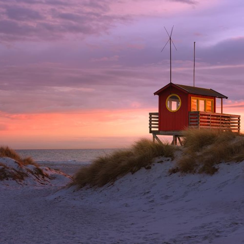 Papiers Peints Panoramique - Coastal Sunset - Photo Wallpaper Beach