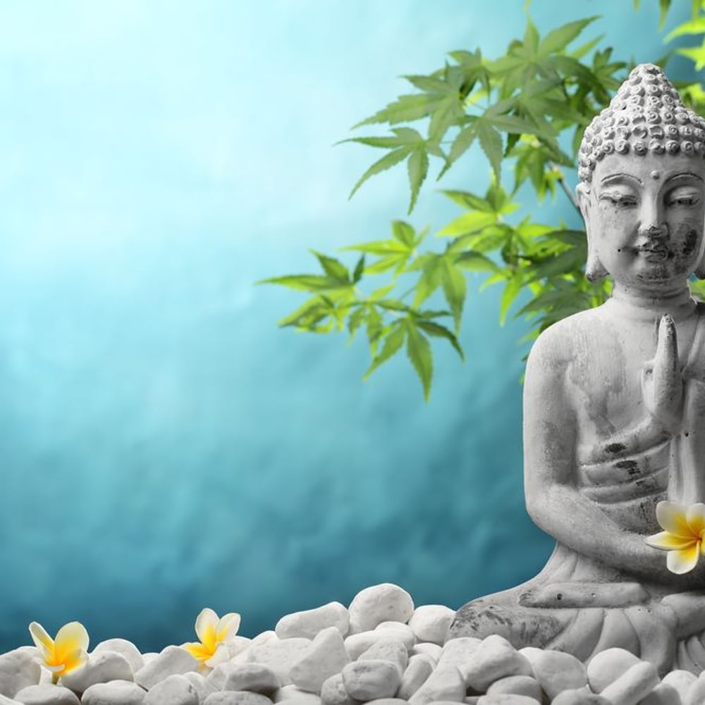 Papiers Peints Panoramique - Buddha in meditation I - Photo Wallpaper Buddha