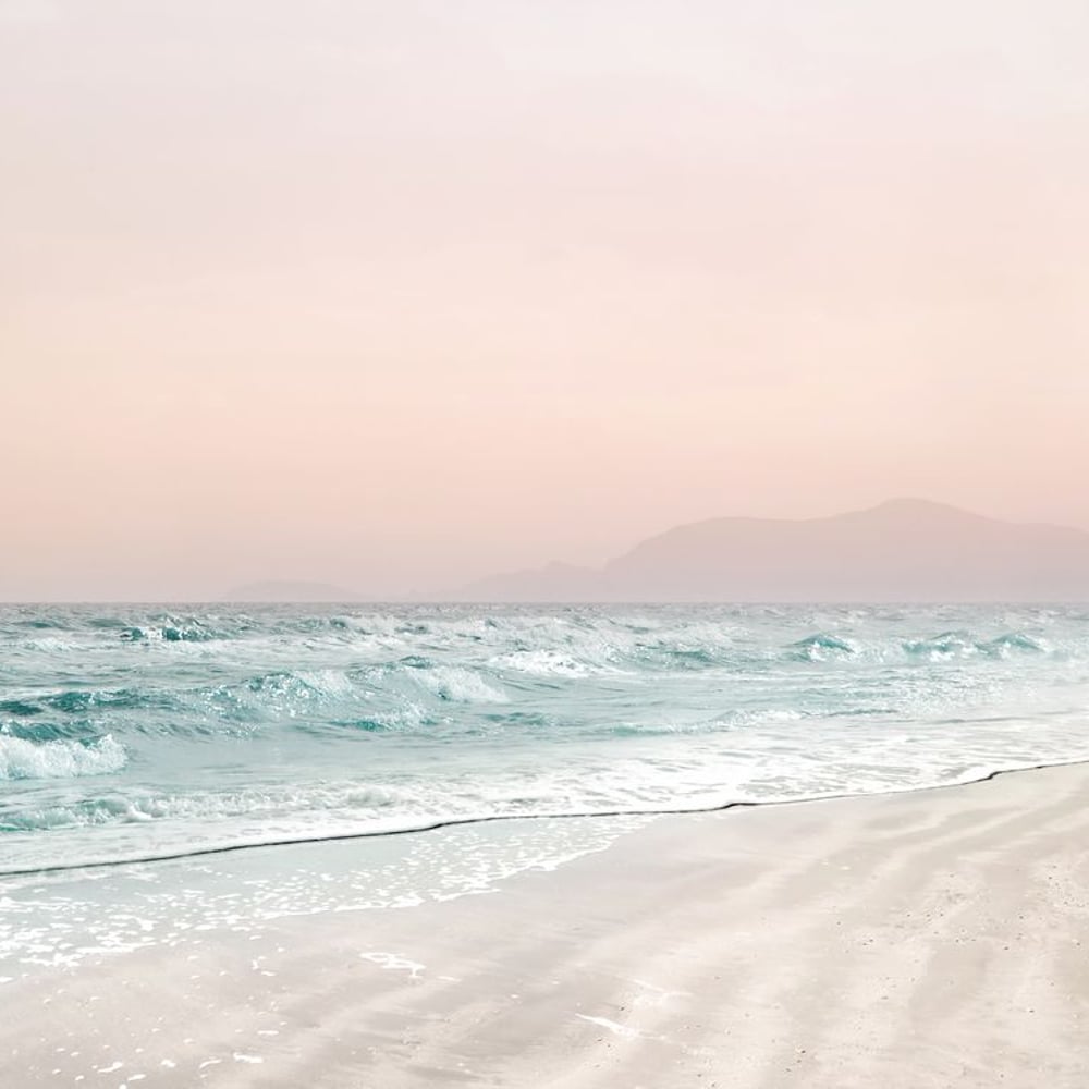 Fototapet - Beach in Pastel - Photo Wallpaper Sea