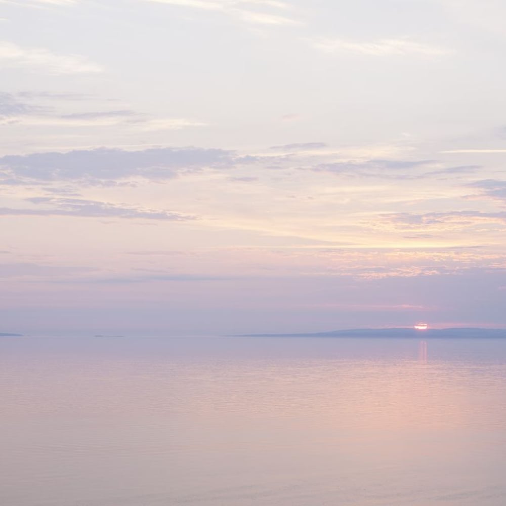 Papiers Peints Panoramique - Evening Light over the Sea - Photo Wallpaper Sea