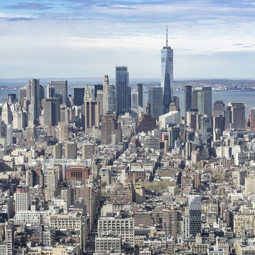 Fototapet - Aerial view of Manhattan in New York - Other motifs New Arrivals