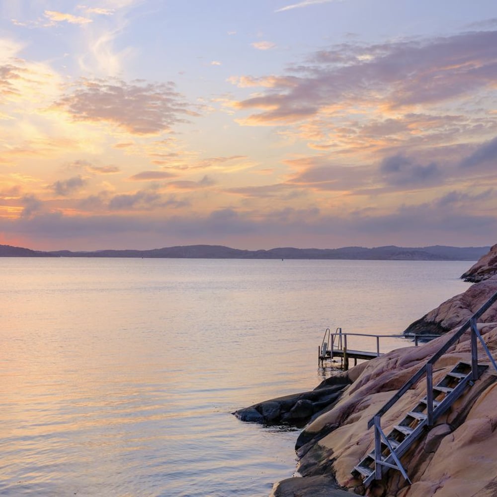 Papiers Peints Panoramique - Evening Light in Lysekil - Other motifs New Arrivals