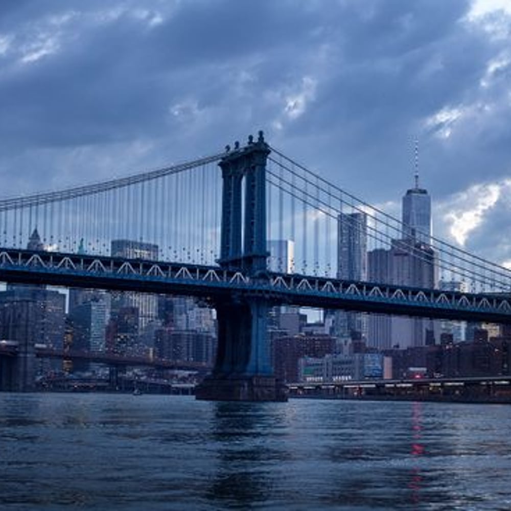 Papiers Peints Panoramique - Clouds over Manhattan Bridge - Other motifs New Arrivals
