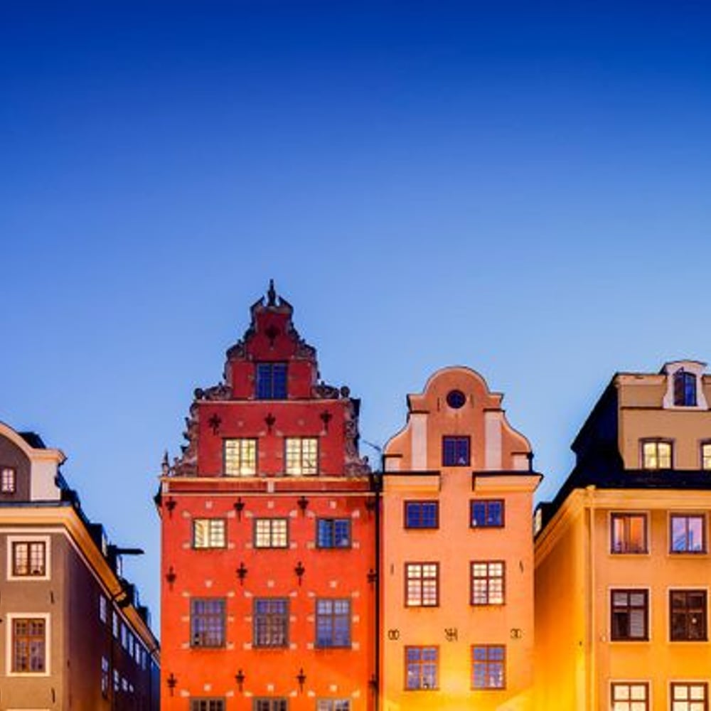 Papiers Peints Panoramique - Buildings in Old Town of Stockholm - Other motifs New Arrivals