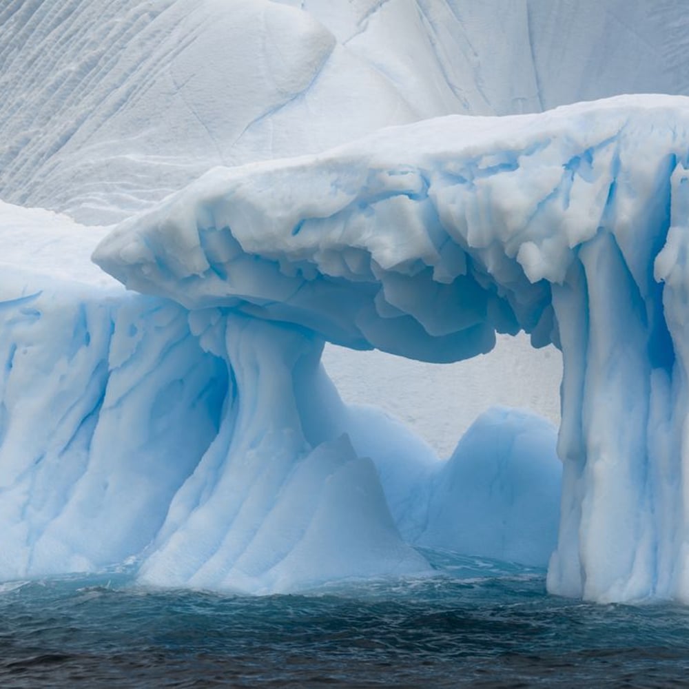 Papiers Peints Panoramique - Floating Iceberg in the Antarctic Peninsula - Photo Wallpaper Sea
