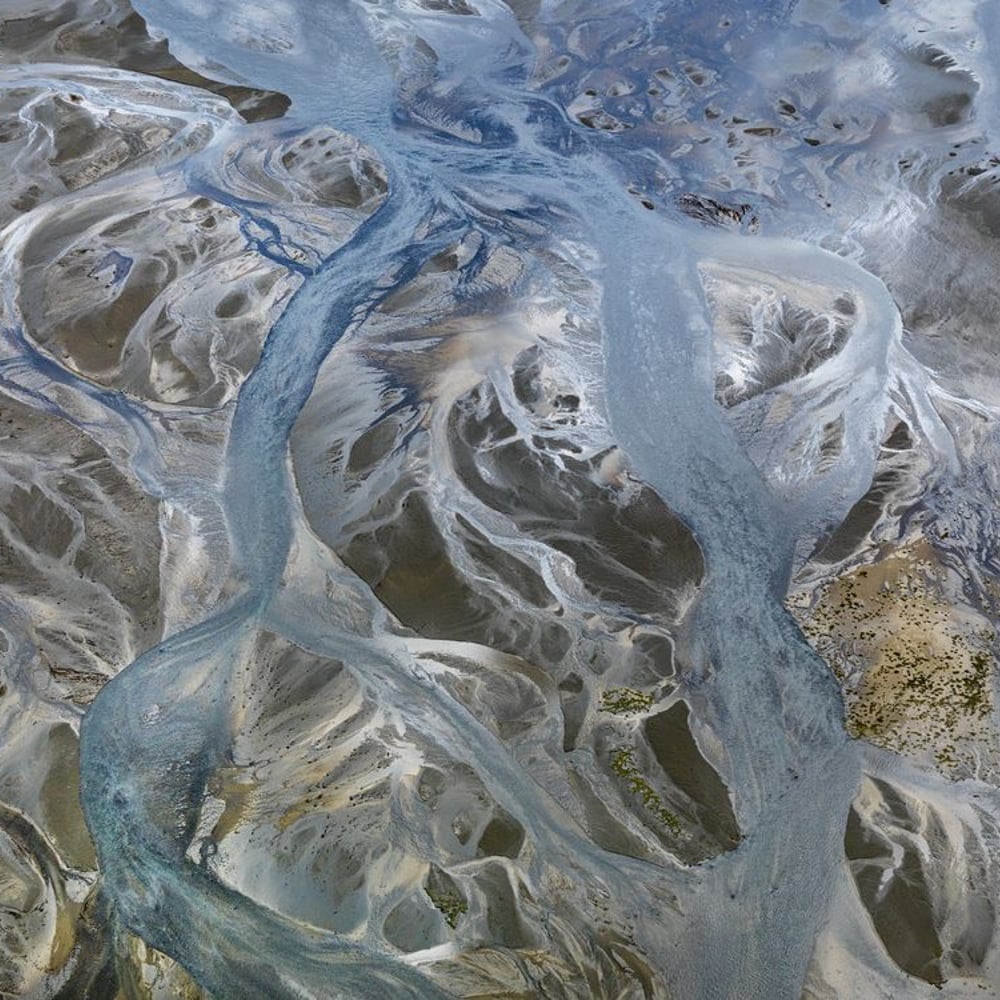 Fototapet - Aerial View of River on Iceland - New Arrivals