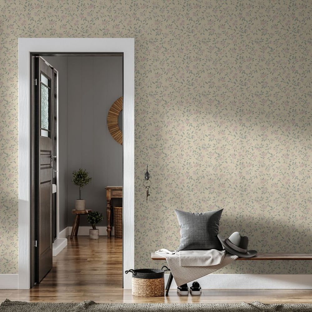 Branches in Bloom Yellow - Papiers peints - Jaune - Chambre d’enfant - Floral - Wallpassion -