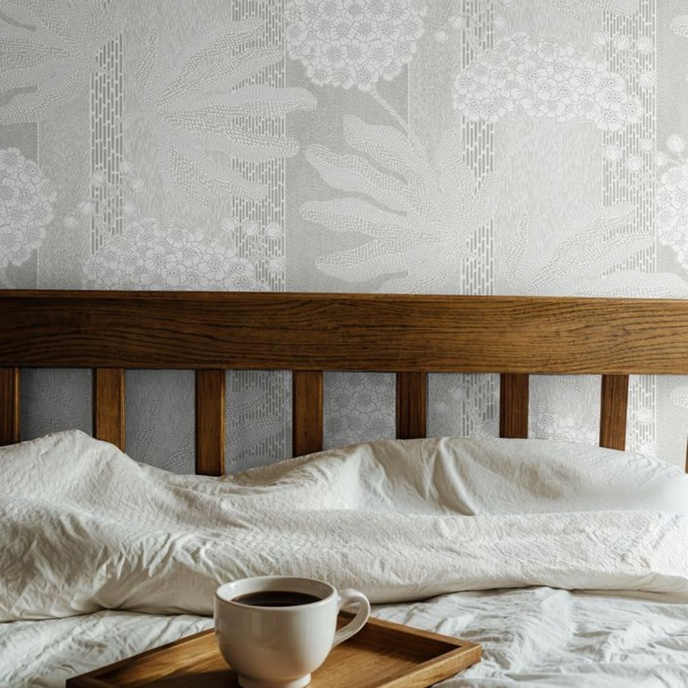Annie Green - Papiers peints - Vert - Chambre - Floral - Wallpassion - Intissé