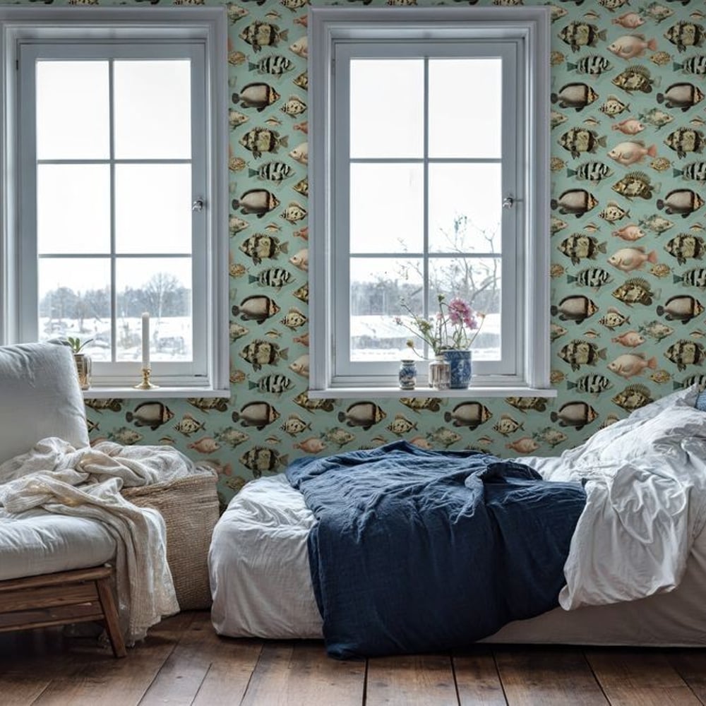 Benjamin Green - Papiers peints - Vert - Chambre d’adolescent - Animal - in between - Intissé