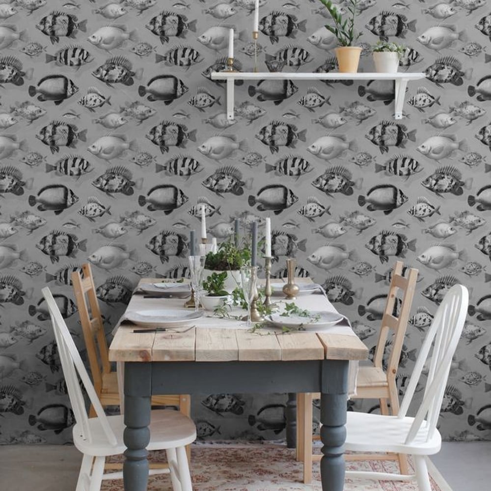 Benjamin Grey - Papiers peints - Gris - Chambre d’adolescent - Animal - in between - Intissé
