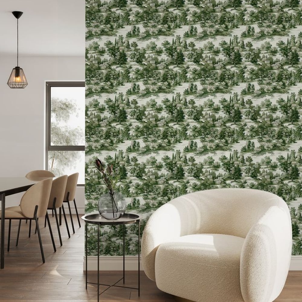 Jason Green - Papiers peints - Vert - Salon - Arbre - Dreamland - Intissé
