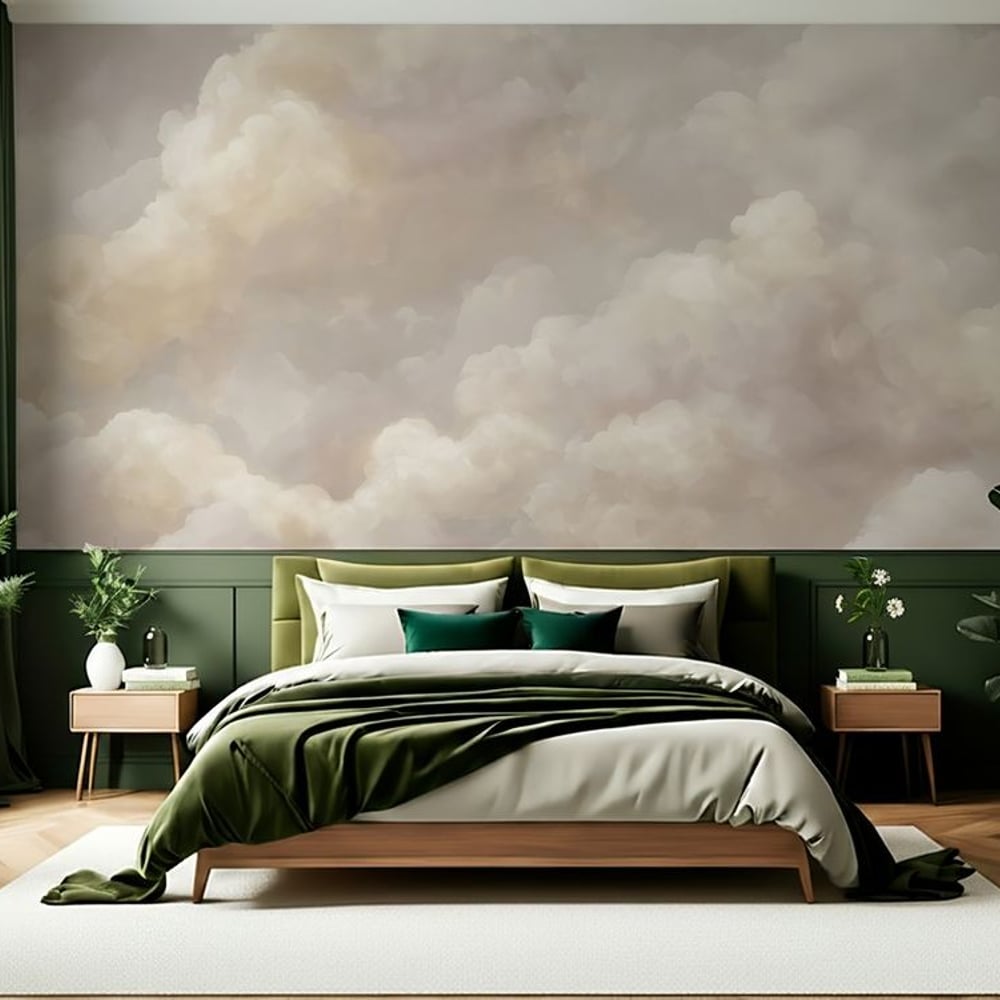Fototapet - Bright Clouds II - Nature