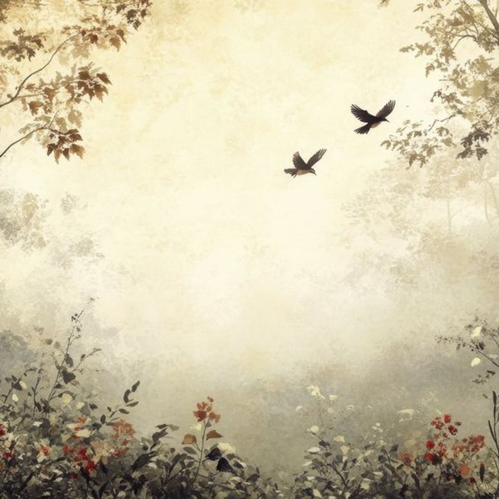 Fototapet - Feeling Free II - Botanical
