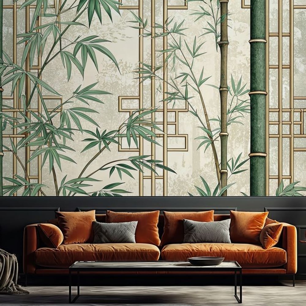 Papiers Peints Panoramique - Bamboo Wall II - Botanical