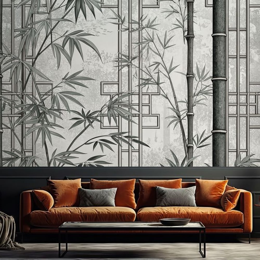 Papiers Peints Panoramique - Bamboo Wall III - Botanical