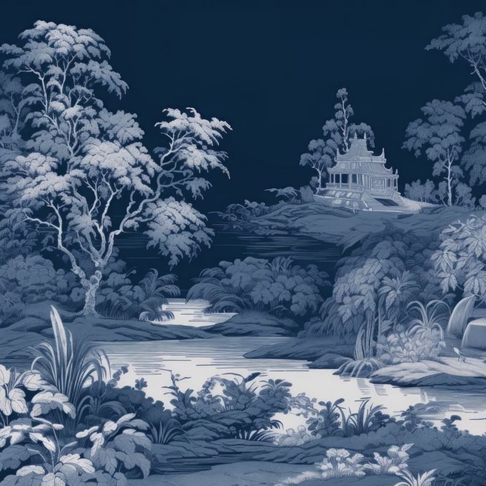 Fotobehang - Asian Night I - Nature