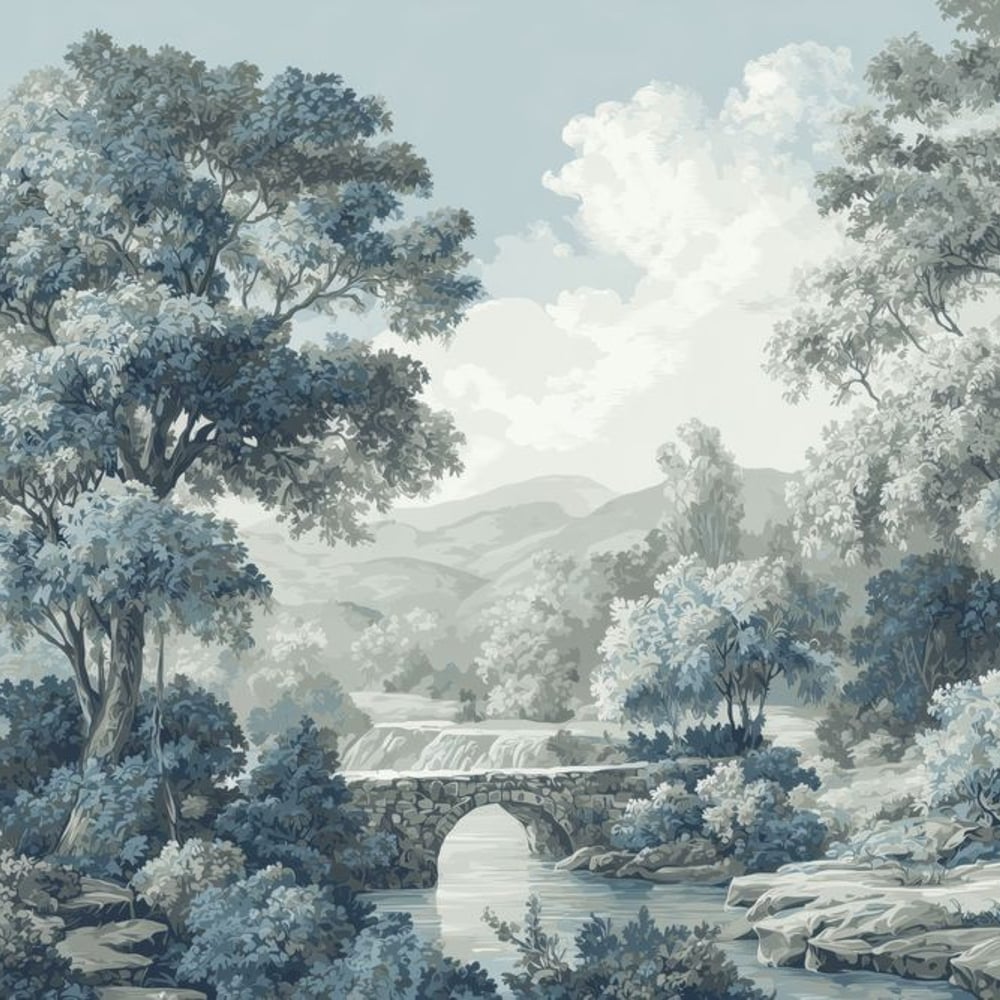 Fototapet - Memory Bridge III - Nature
