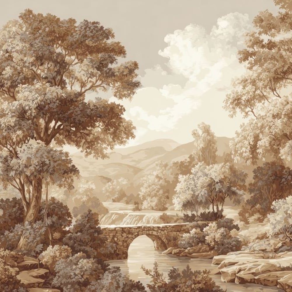 Fototapet - Memory Bridge II - Nature