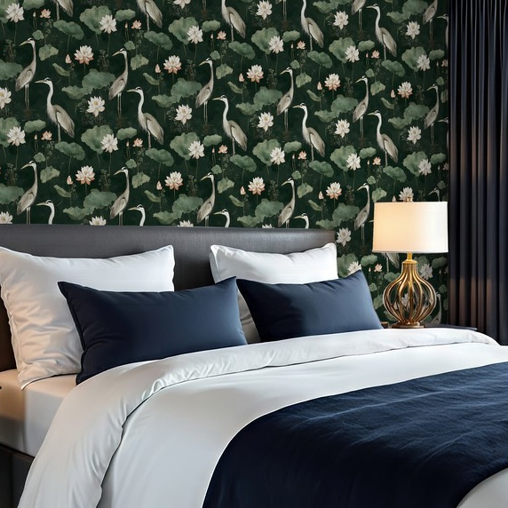 Fototapet - Paul Dark Green - 1057801-02 - Botanical