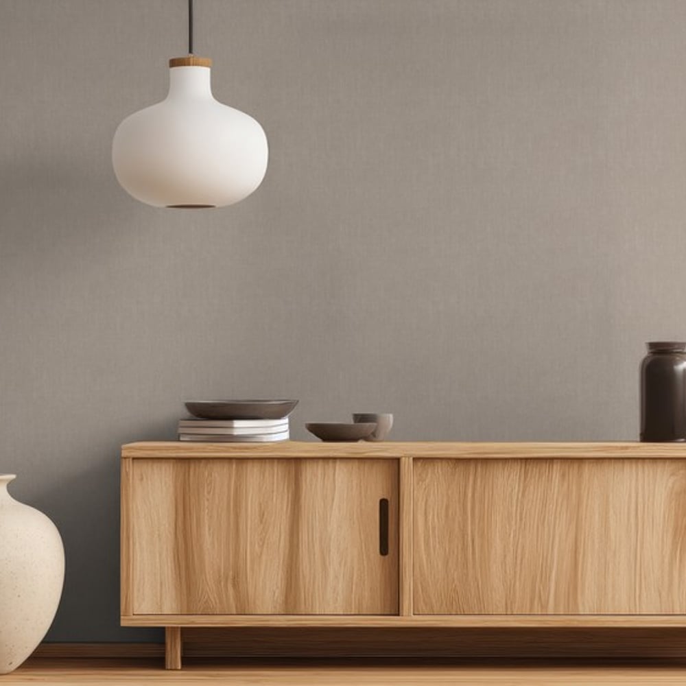 Linnedvæv Light Beige - Tapet - Beige - Stue - Tekstilimitation - Studio Surface - Non-Woven