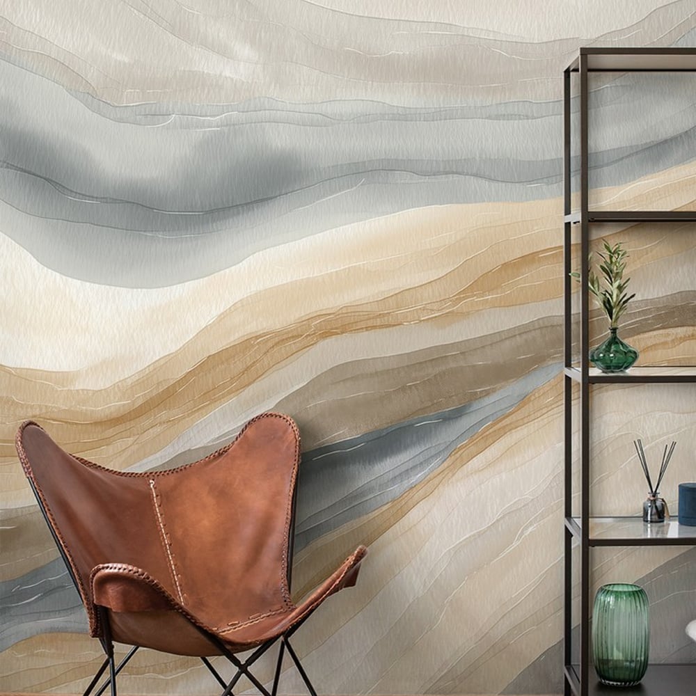 Fototapet - Light Waves I - Graphic