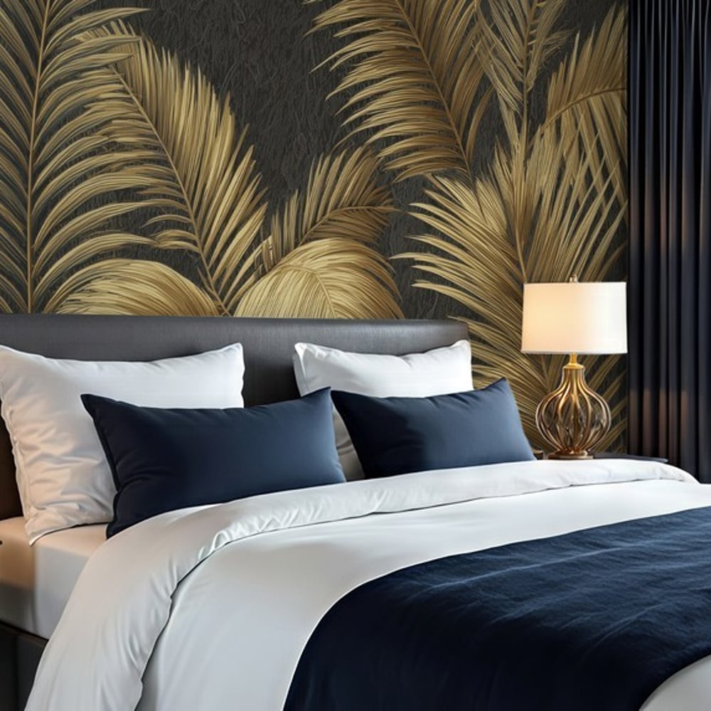 Papiers Peints Panoramique - Golden Palms I - Botanical