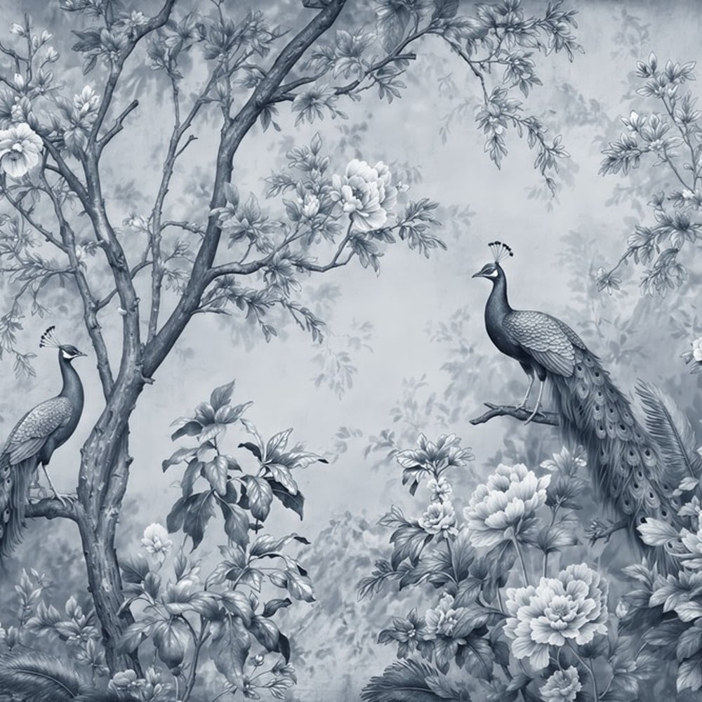 Fototapet - Peacock Garden III - Nature