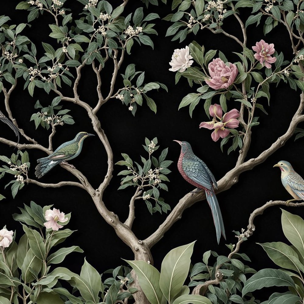 Papiers Peints Panoramique - Midnight Garden I - Botanical