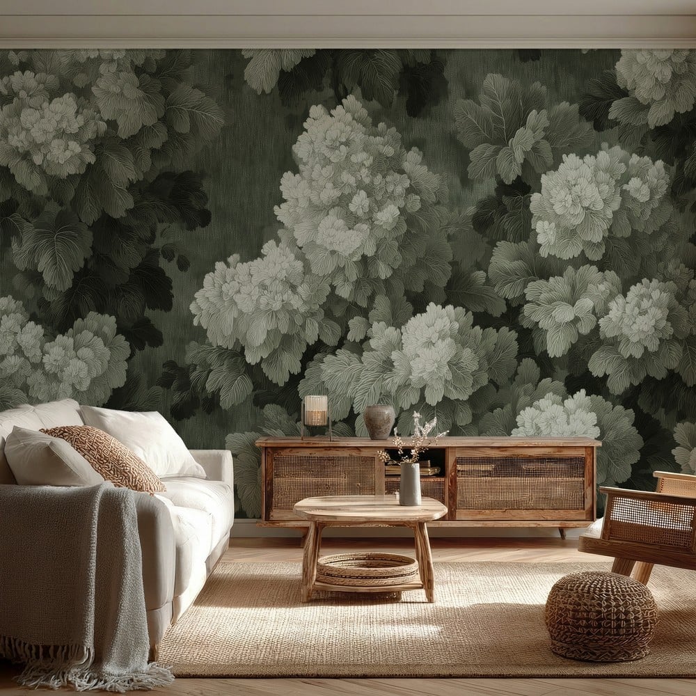 Fototapet - Flowering Bushes III - Botanical