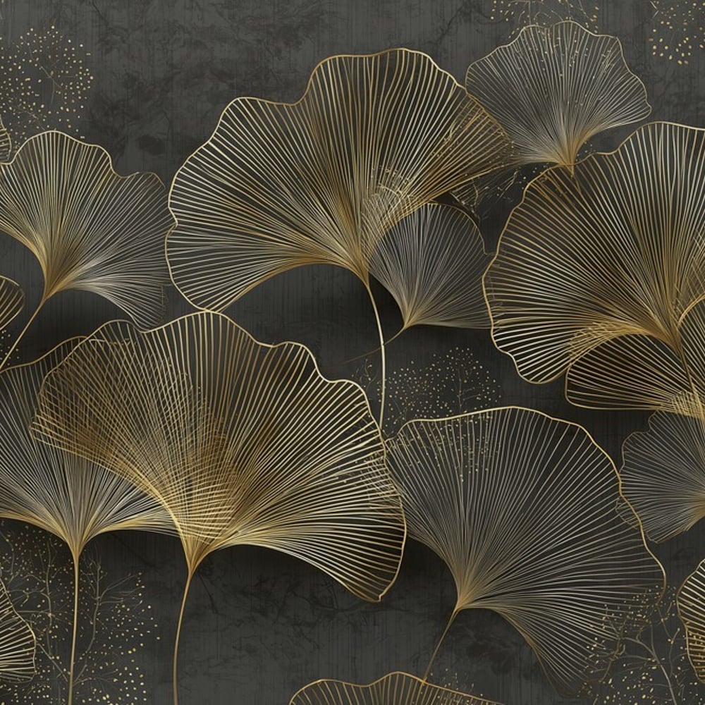 Fototapet - Dark Leaves II - Botanical