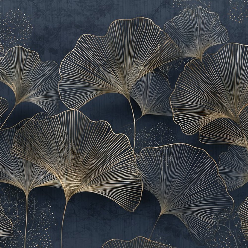 Fototapet - Dark Leaves III - Botanical