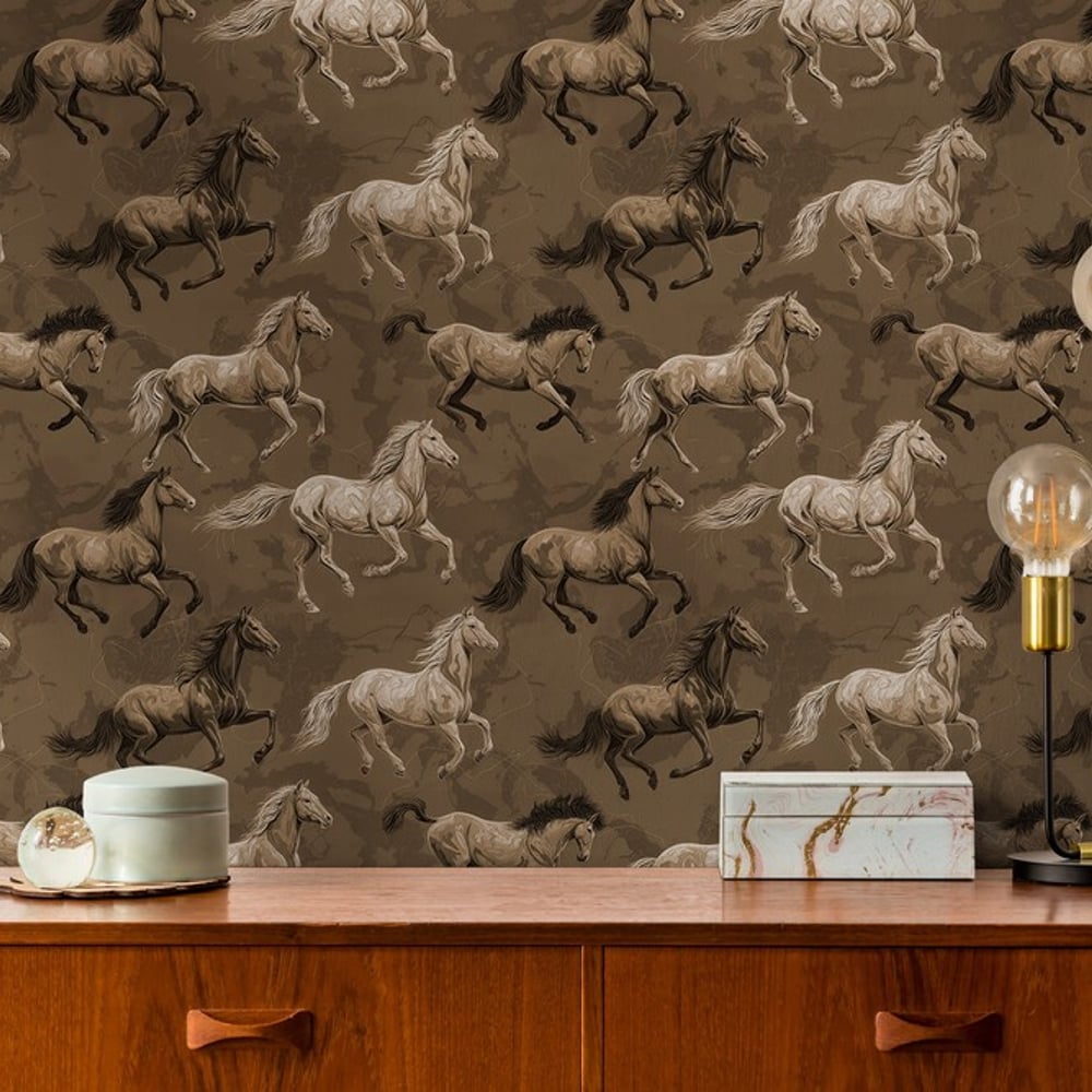 Tyson Beige - Wallpaper - Beige - Hallway - Animal - in between - Non-Woven