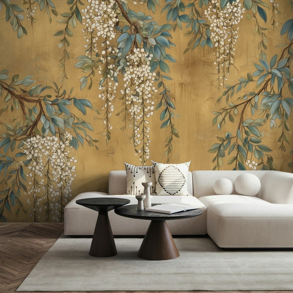 Fototapet - Hanging Flowers I - Botanical