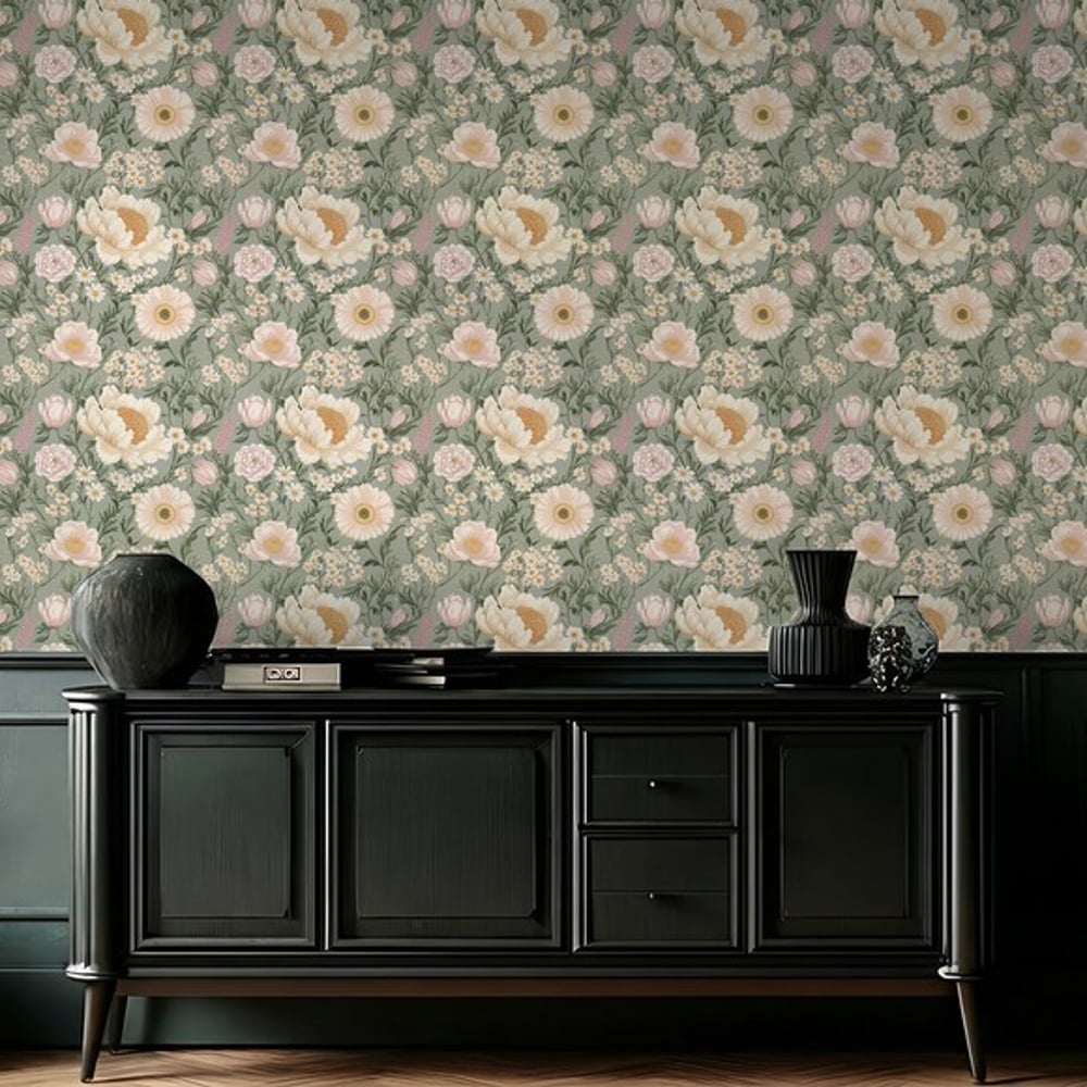 Fotobehang - Adelissa Green - 1048301-01 - Floral