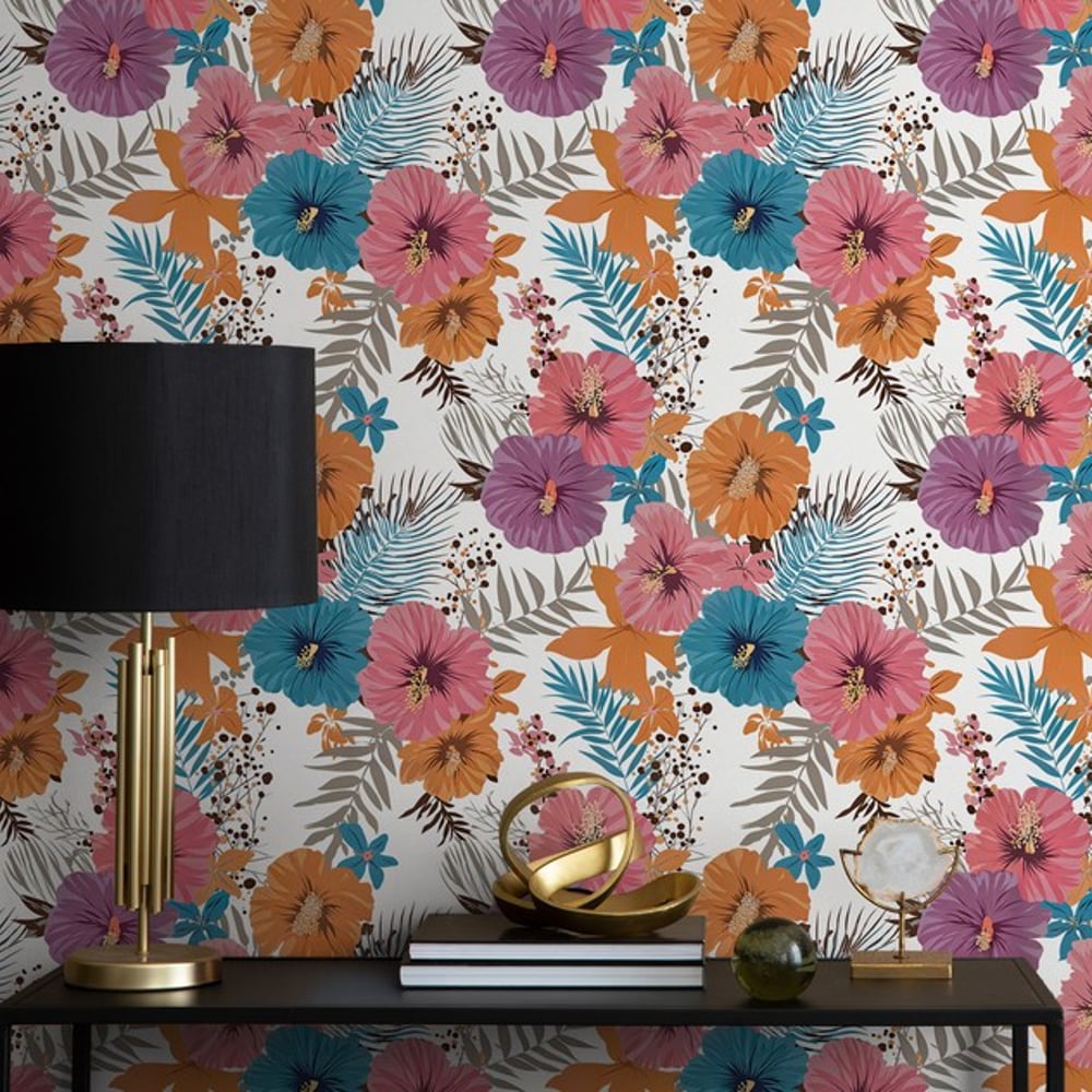 Fototapet - Nella White - 1078101-02 - Floral