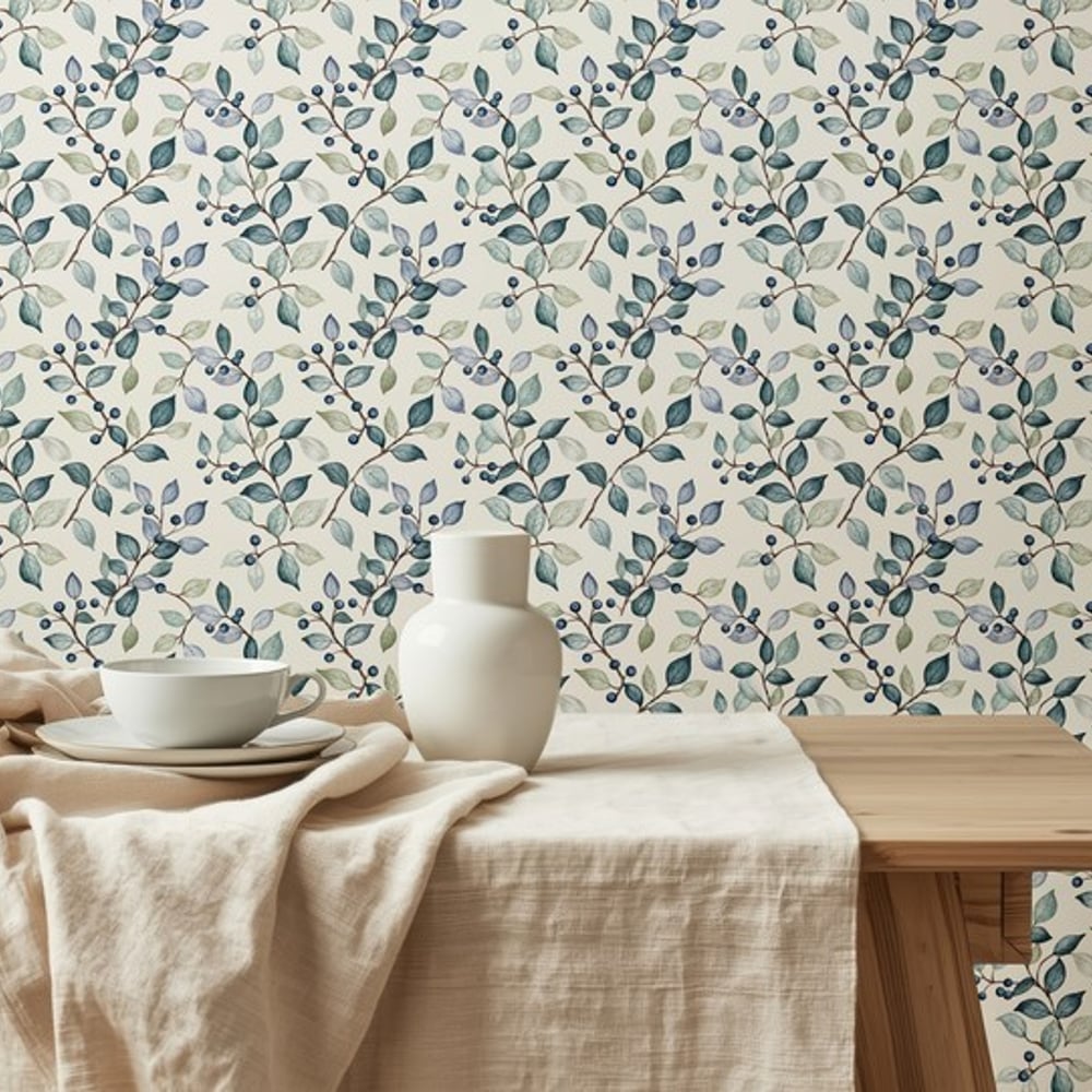 Irma White - Papiers peints - Blanc - Bureau - Fruit - Scandza - Intissé
