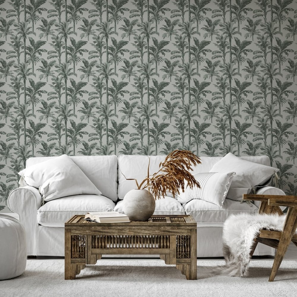Pedro Green - Papiers peints - Vert - Salon - Arbre - Palette - Intissé
