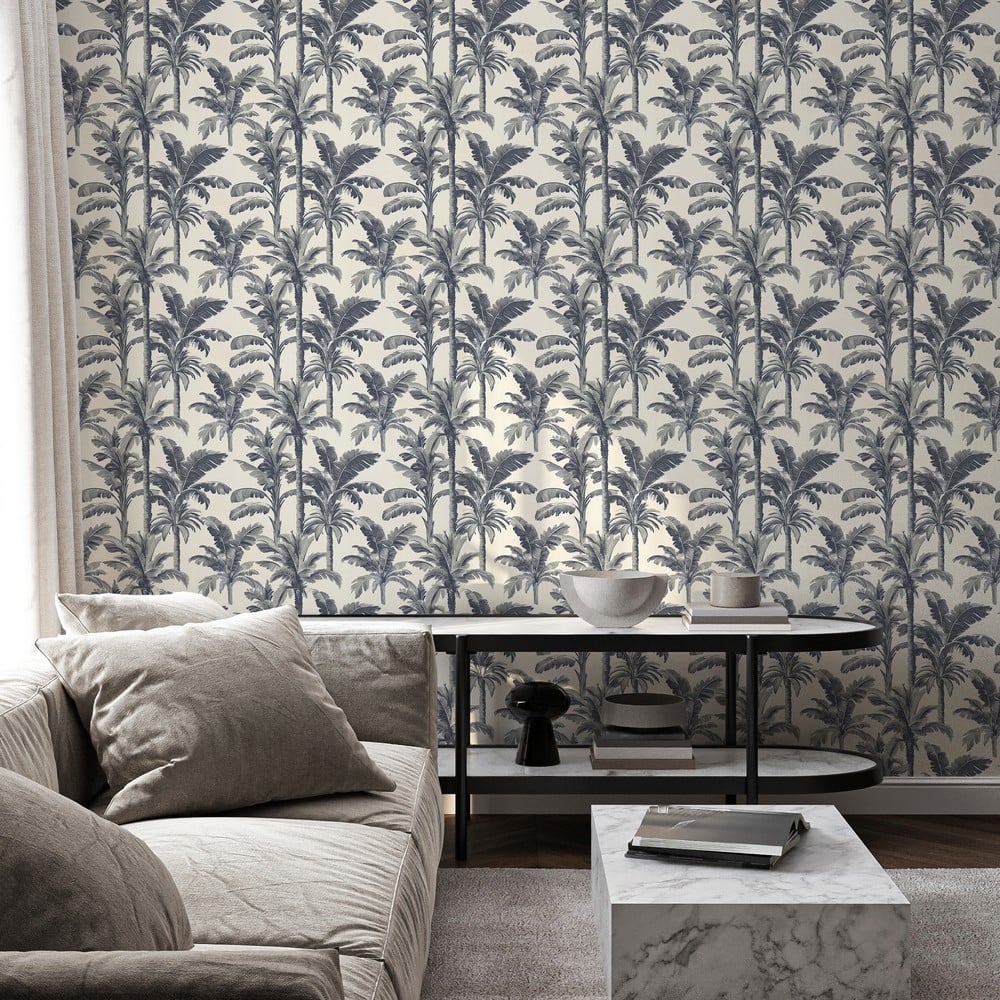 Pedro Grey - Papiers peints - Gris - Salon - Arbre - Palette - Intissé