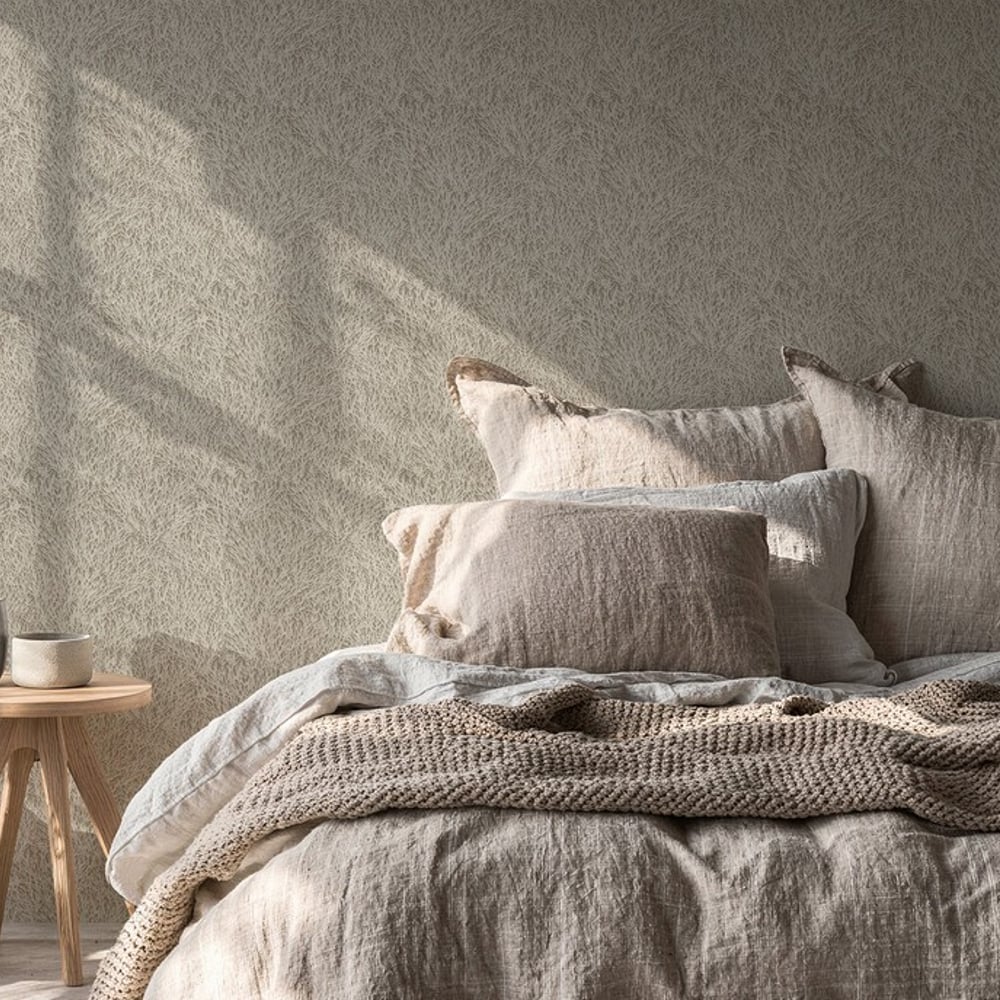 Branches Dark beige - Papiers peints - Beige - Chambre - Floral - Wallpassion - Intissé