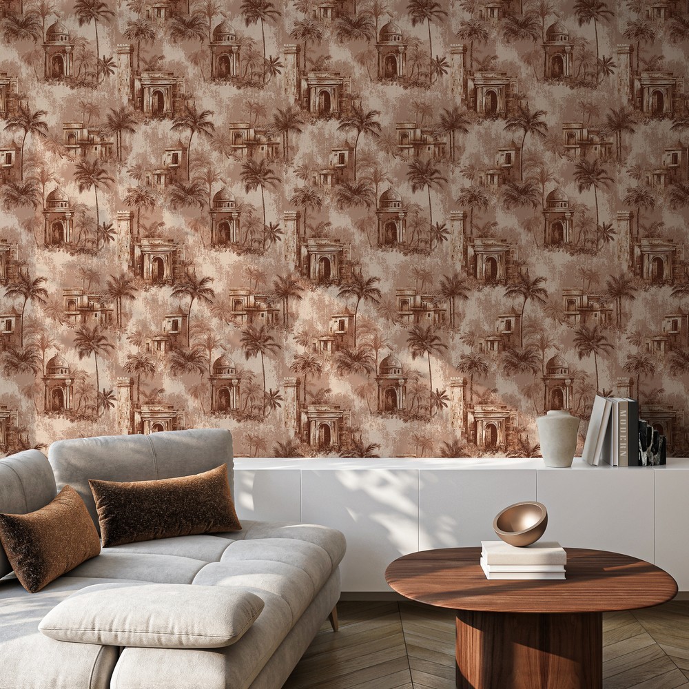 Jeremia Brown - Papiers peints - Marron - Salon - Arbre - September - Intissé