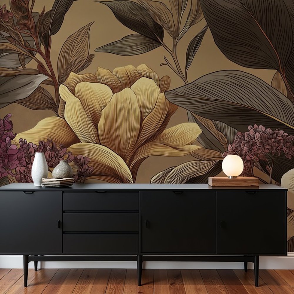 Fototapet - Tropical Blooms I - Botanical
