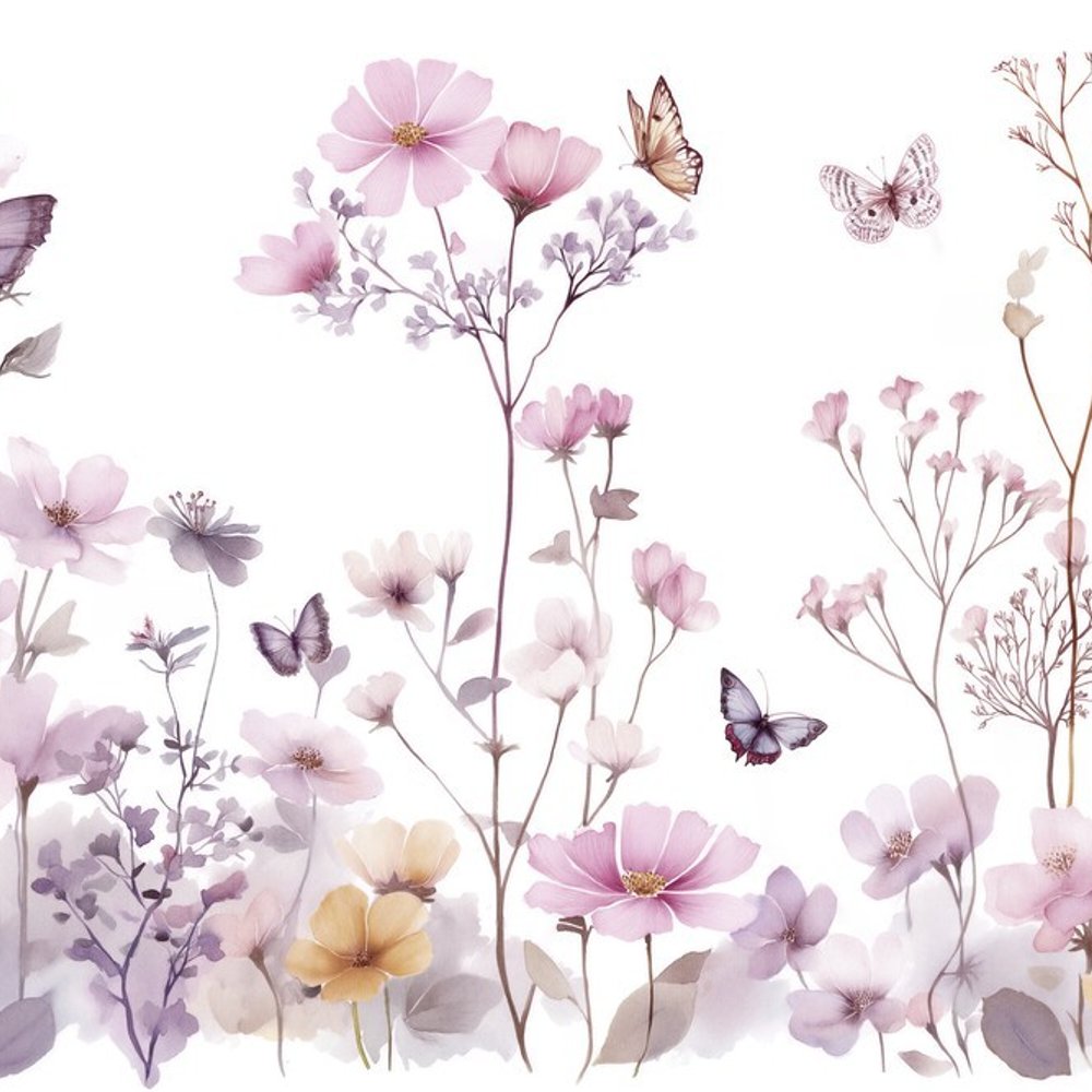 Papiers Peints Panoramique - Floral Light I - Botanical