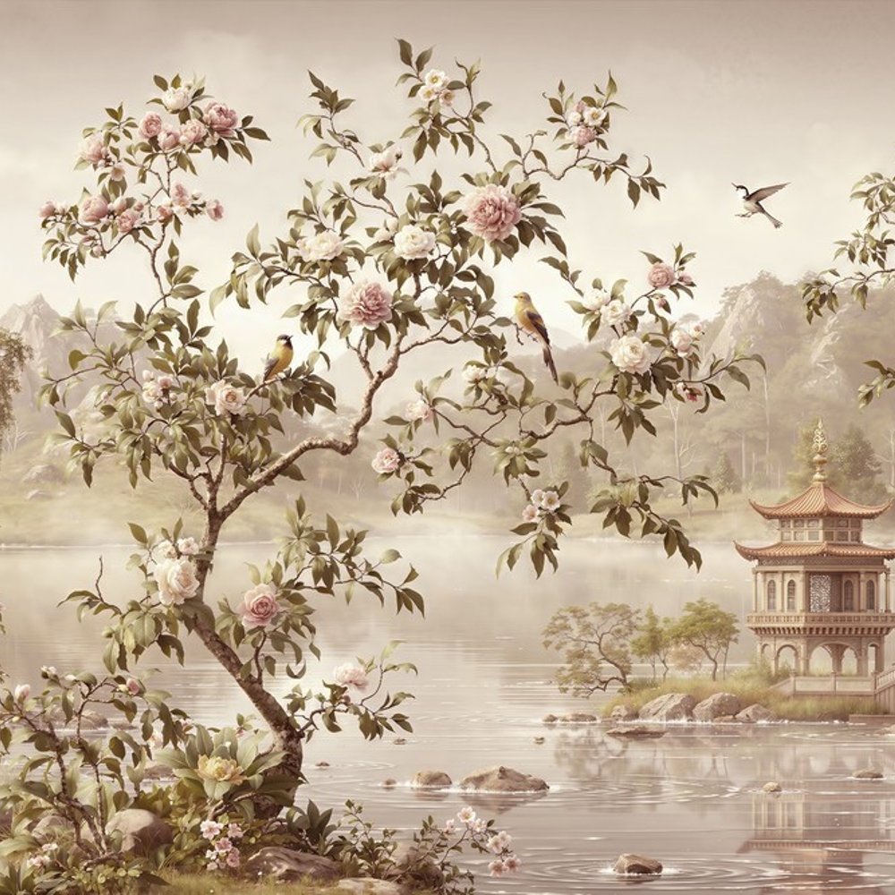 Fototapet - Asian Birdsong III - Nature