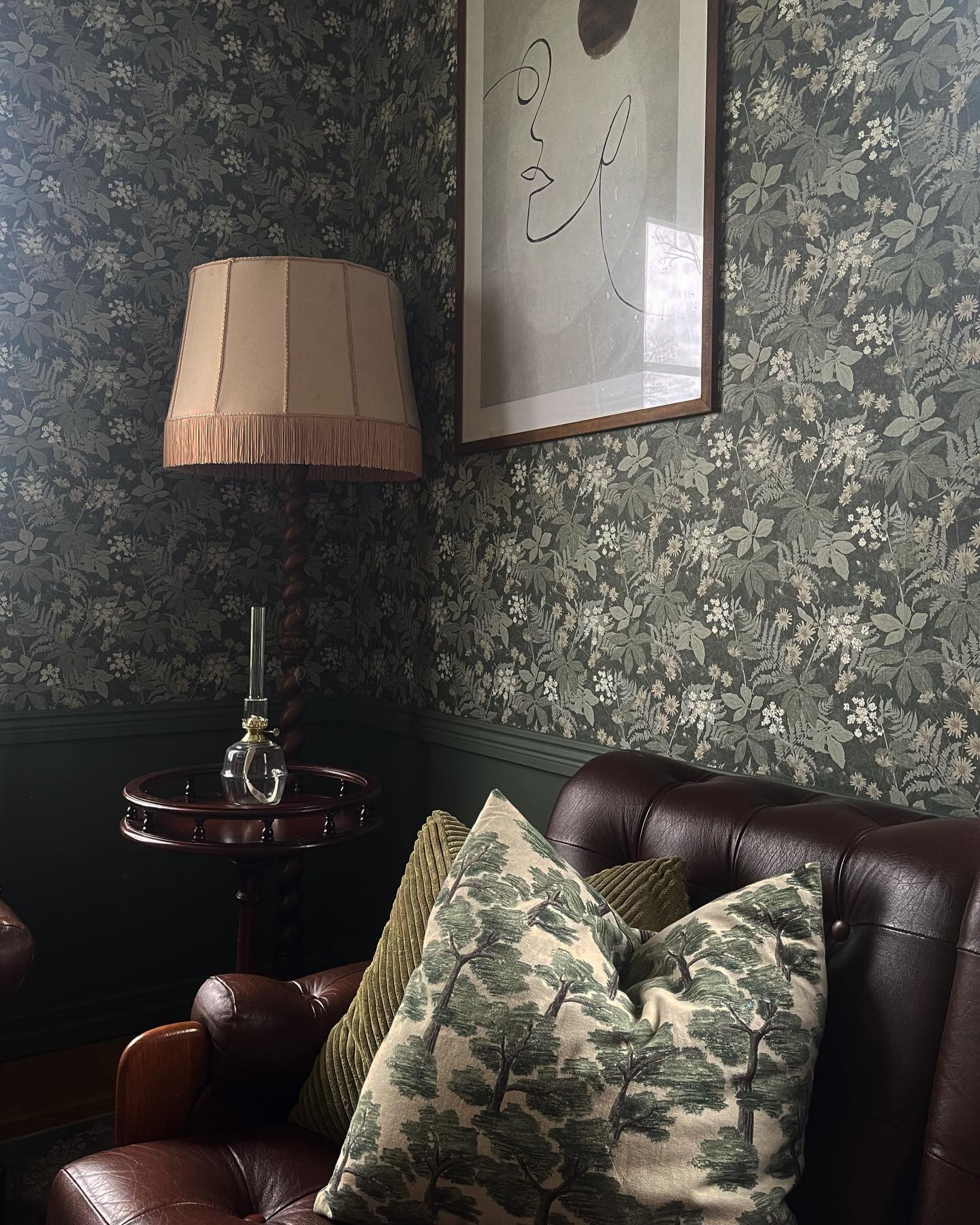 Från beige och anonymt till mysigt grönt💚